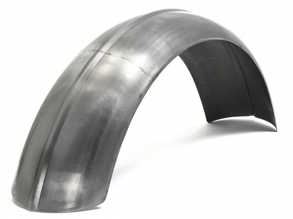 BR Stahlblech Heckfender / Bobber Round - mit Sicke - 180 mm b / für Eigenumbau