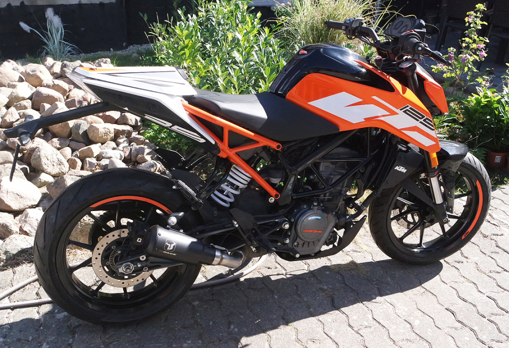 IXIL IXRACE MK2 - Edelstahl - silber - Endtopf - KTM Duke / RC 125/390 / 17 - 20
