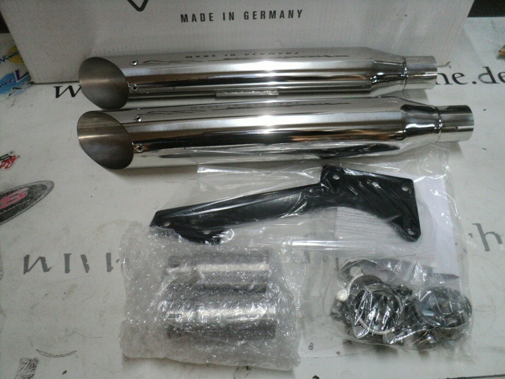Sale: EAGLE IRON SlipOn / Suzuki VZ 800 Marauder / Slash cut / silber / 96 - 98 / EG-BE
