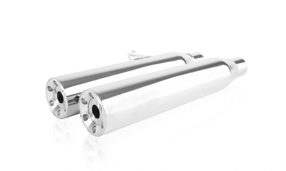 NEU: EAGLE Iron - Komplettanlage - Straight Cut / silber / Yamaha XVS 650 + Classic / jedes Baujahr / ABE