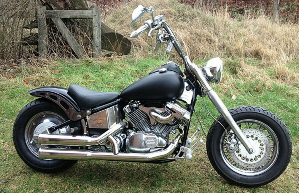 nur bei uns: Miller - KBS - Komplettanlage / silber poliert /// Suzuki VL 1500 Intruder / bis 2006 - ohne KAT / EG-BE