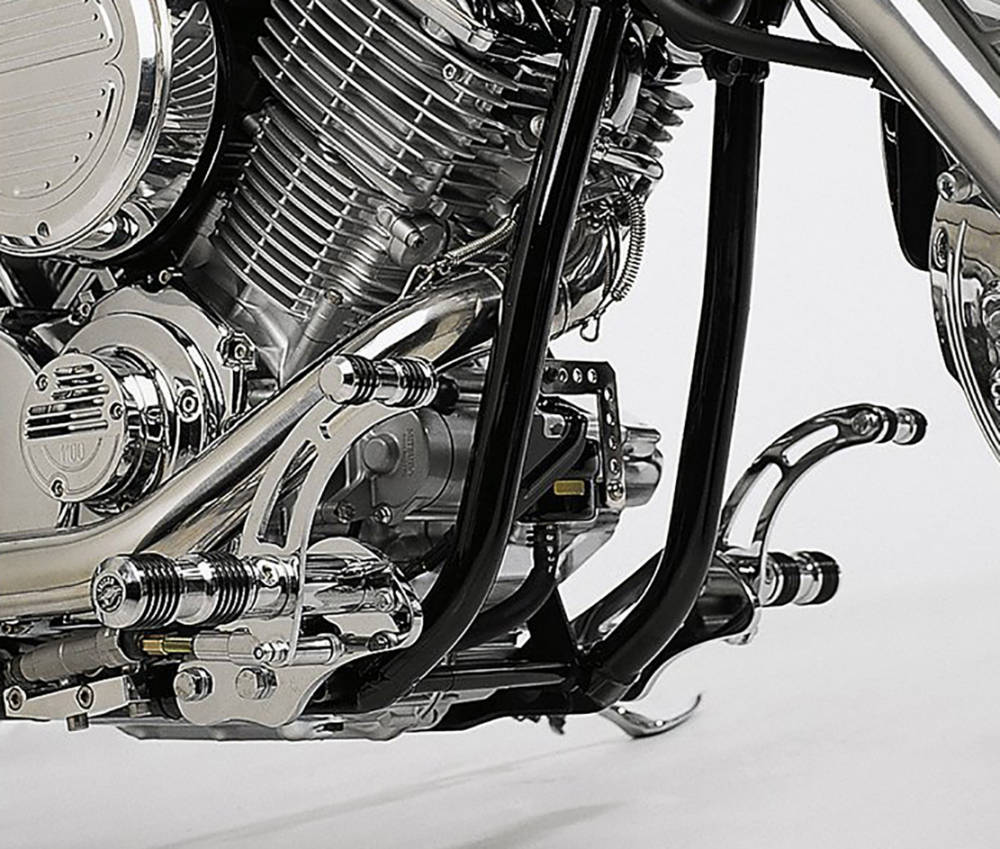 Sale: FALCON - vorverlg. Fußrasten-Anlage / 7 cm vorverlegt / Yamaha XVS 1100 Custom + Classic / Tüv