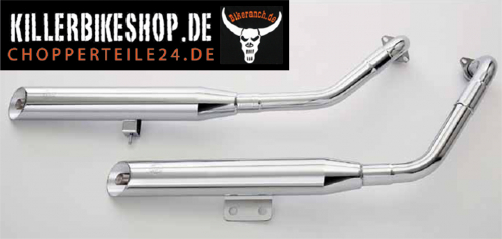 SALE: Falcon "Cromo Line" / Kawasaki VN 800 + Classic / Komplettanlage / EG-BE