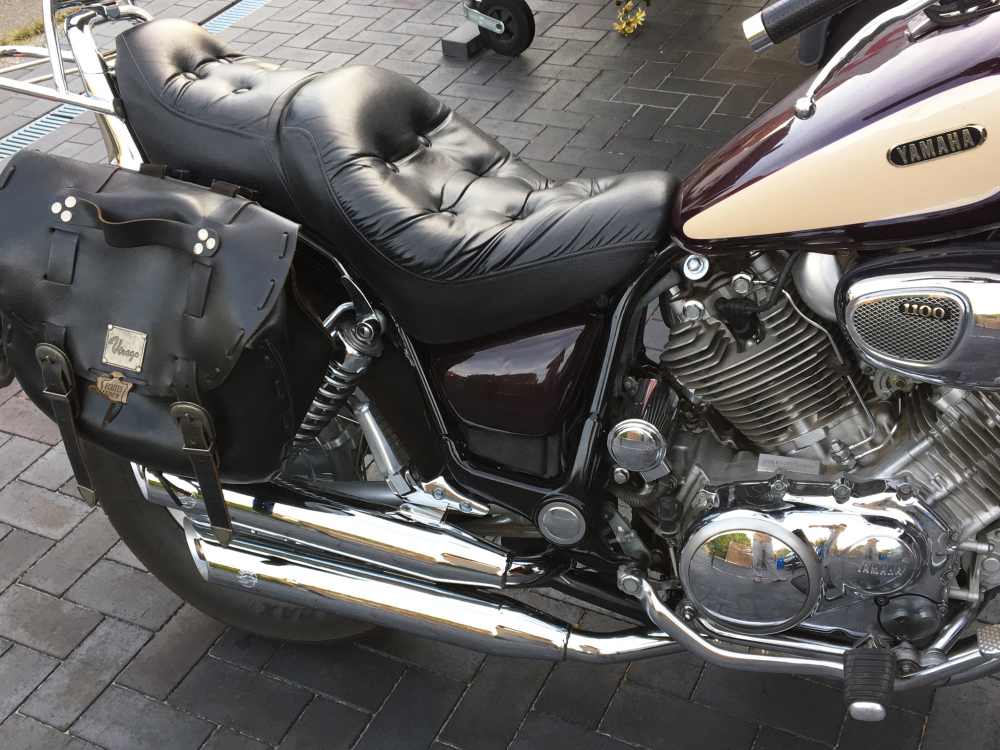 Falcon "Cromo Line" / Yamaha XV 750 Virago / Schalldämpfer / EG-BE