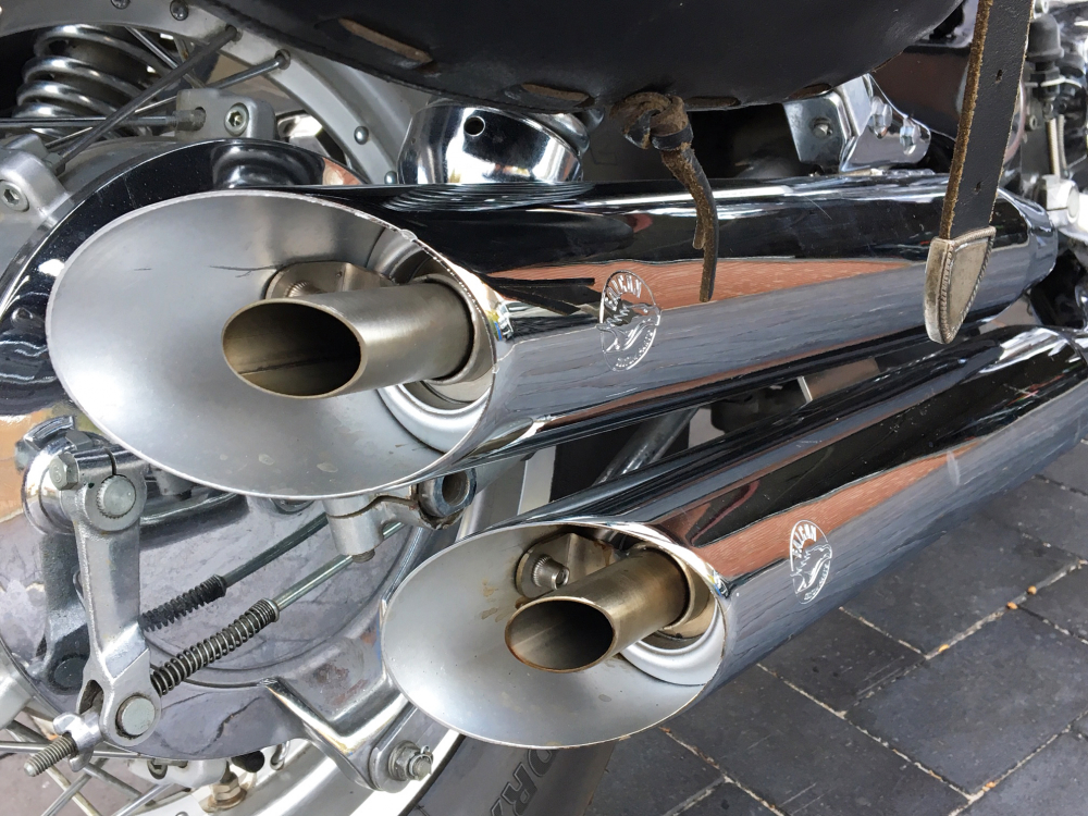Falcon "Cromo Line" / Yamaha XV 1000 Virago / Schalldämpfer / EG-BE