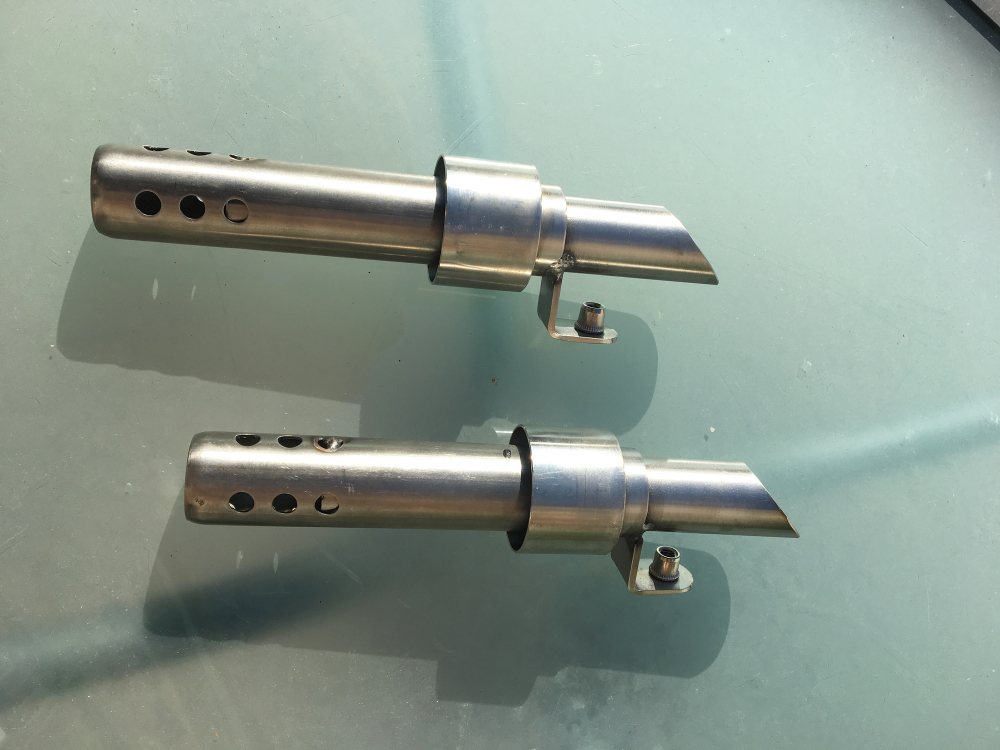 FALCON Cromo Line / RACING db-Killer / Gen2 / 2 x db-Killer / ohne ABE / 2 Stck