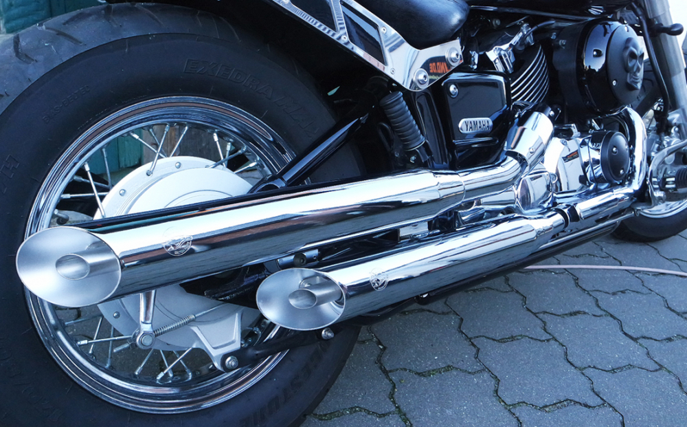 Falcon Cromo Line / Slip-On / Yamaha XVS 1100 + Classic / bis 2003 / EG-BE