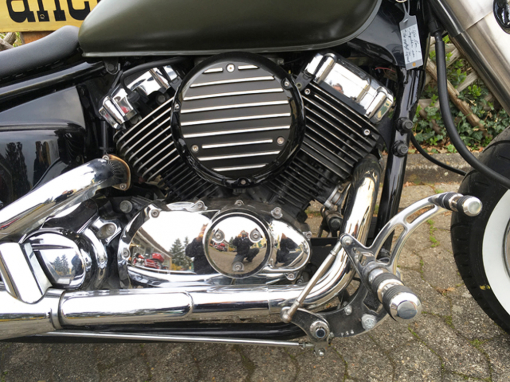 Sale: FALCON vorverlg. Fußrasten / 7 cm / Yamaha XVS 650 Custom + Classic / Tüv