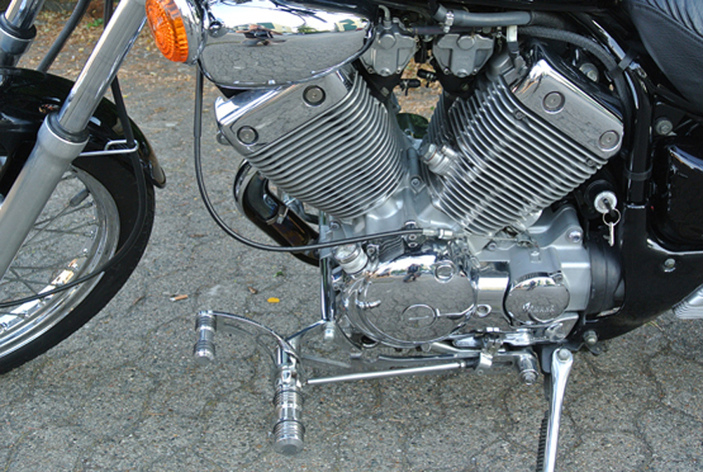 Sofort - Sale: FALCON vorverlg. Fußrasten / 15 cm / Yamaha XV 535 Virago / jedes Baujahr / Tüv