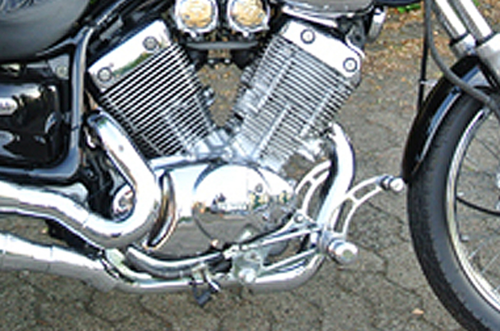 Sofort - Sale: FALCON vorverlg. Fußrasten / 15 cm / Yamaha XV 535 Virago / jedes Baujahr / Tüv