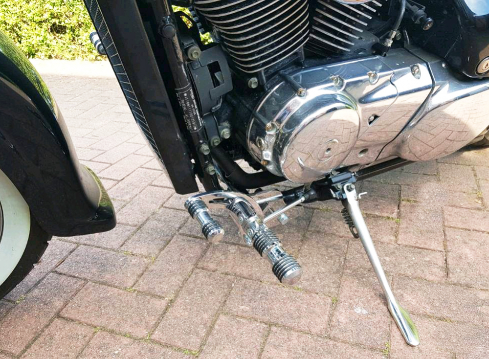 FALCON vorverlg. Fußrasten / 12 cm / Suzuki M 800 Intruder / Tüv