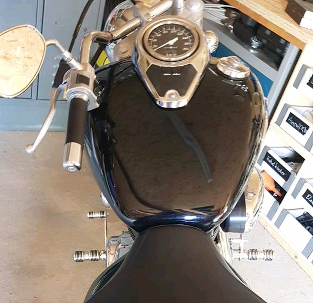 FALCON vorverlg. Fußrasten / 12 cm / Suzuki M 800 Intruder / Tüv