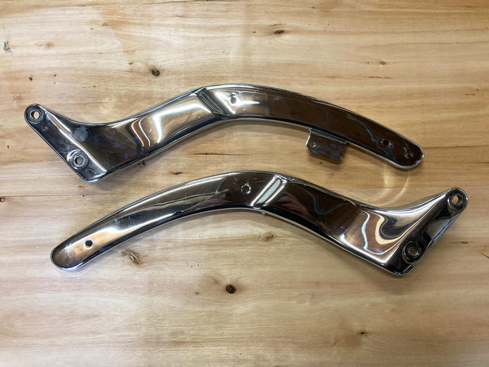 Original - Fenderstruts - chrom / Yamaha DragStar XVS 650 Classic / 1 Paar