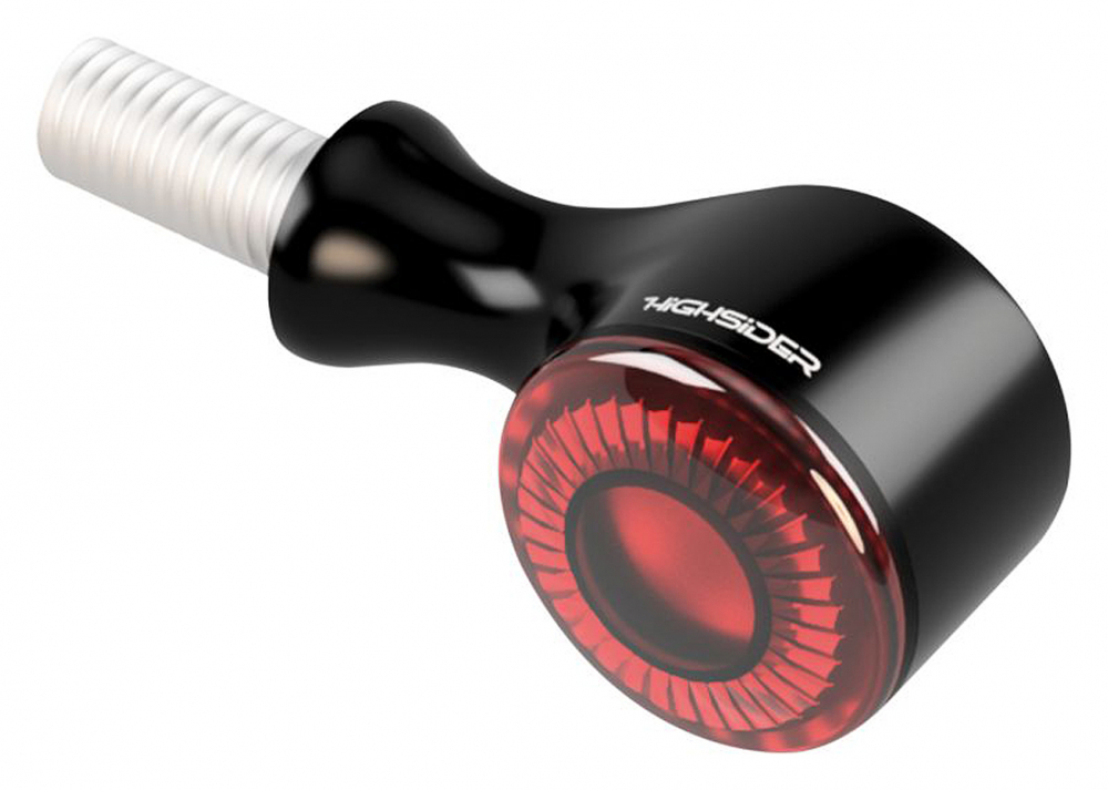 BR BLACK / ALL-IN-ONE / Rücklichtblinker Kombi / Apollo - schwarz / dunkles Glas / 1 Paar / E-Zeichen