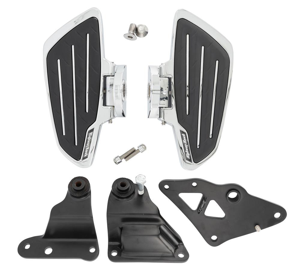 HH Fahrer-Trittbretter/ Kawasaki VN 900 Custom / New Tech Glide - chrom  / 1 Paar / ABE