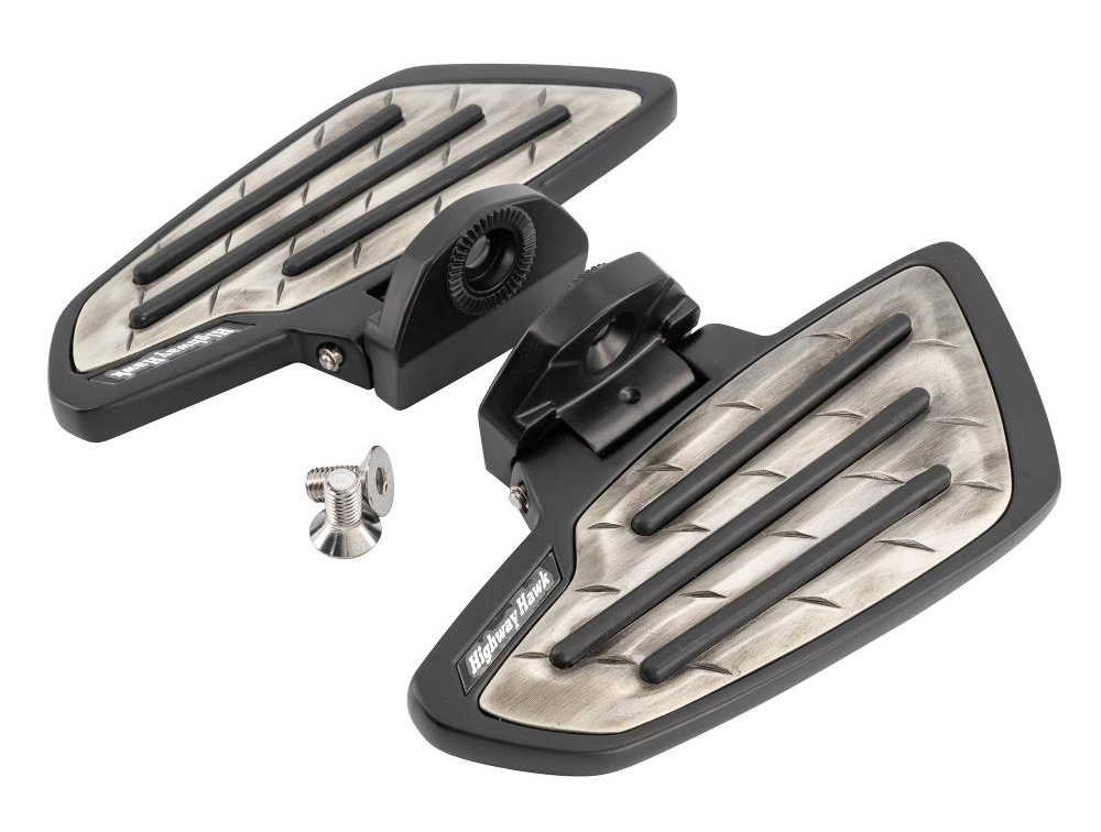 HH Sozius-Trittbretter / New Tech Glide - Metall / Suzuki VL 800 - C 1800 / 1 Paar / ABE