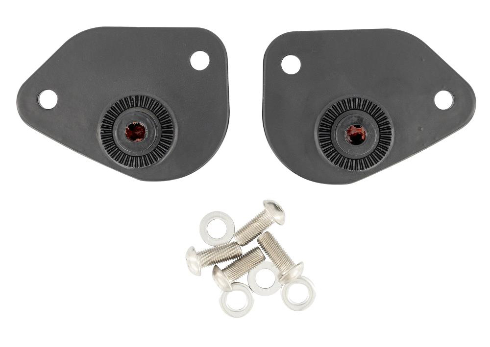 HH Fahrer-Trittbretter / Smooth Chrom  / Honda VT 750 ACE C2 / RC 44 / 1 Paar / ABE