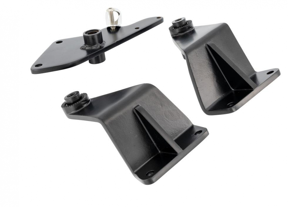 HH Fahrer-Trittbretter / New Tech Glide - Metall / schwarz / Suzuki M 1500 / 1 Paar / ABE