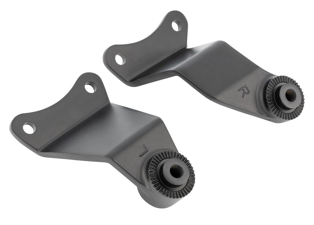 HH Fahrer-Trittbretter / New Tech Glide / schwarz matt / Honda VT 750 Shadow - Spirit / RC50 / RC53 / 1 Paar / ABE
