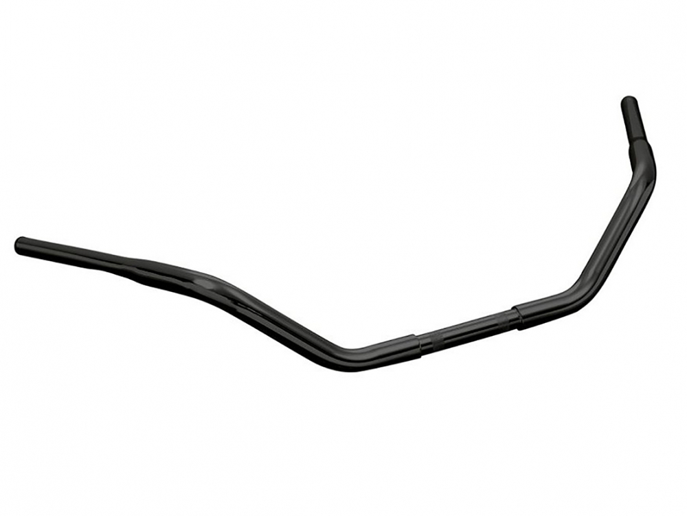 Lenker "Fat Custom" 900 mm b - 140 mm h / 1,25" Lenker - für "1" (25,4 mm) Klemmung / 3 Loch Bohrung / schwarz matt / TÜV