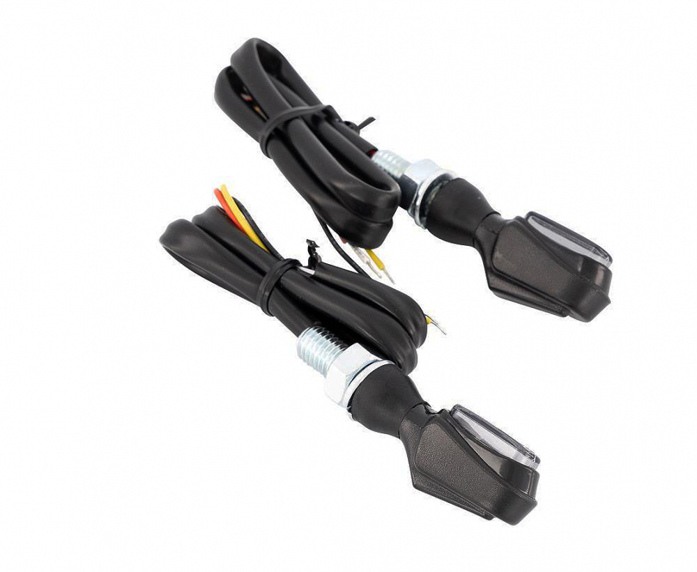 BR BLACK / ALL - IN - ONE / Rücklichtblinker Kombi / HEAT - schwarz / dunkles Glas / 1 Paar / E-Zeichen