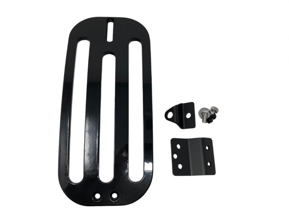 HH - Solorack - Billet - schwarz / Harley Sportster '91-up/ Dyna'96-up/Softail '84-up