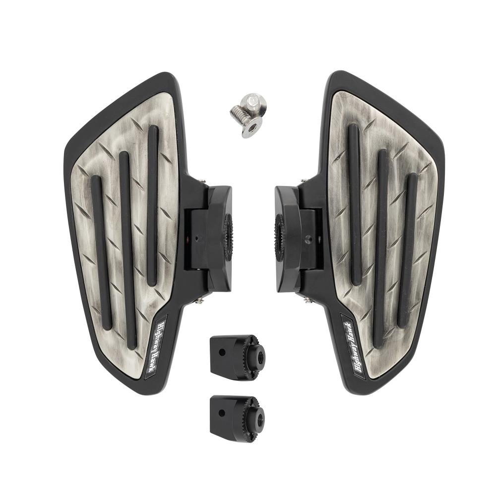 HH Sozius -Trittbretter / New Tech Glide - Metall / schwarz / VT 750 Shadow - Spirit / M / C 800 - M 1500 / XVS 125 - XV 535 - XV 1600 / ABE