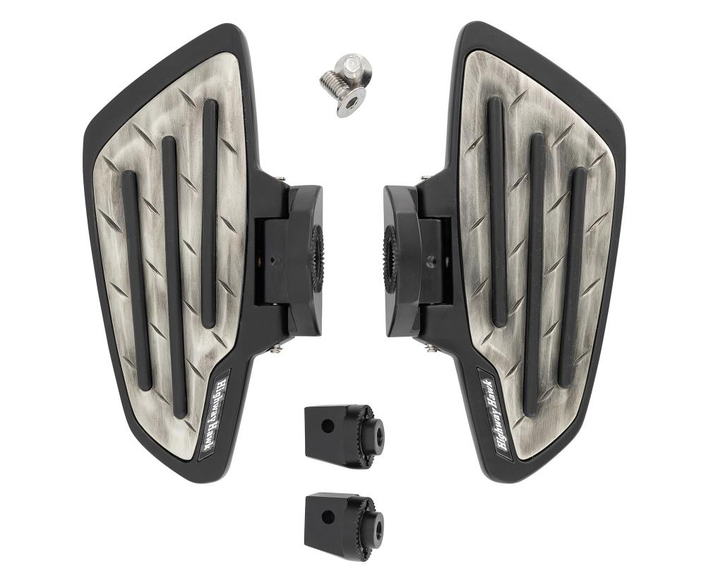 HH Sozius-Trittbretter / New Tech Glide - Metall / Suzuki VL 800 - C 1800 / 1 Paar / ABE
