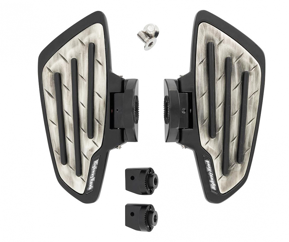 HH Sozius -Trittbretter / New Tech Glide - Metall / schwarz / VT 750 Shadow - Spirit / M / C 800 - M 1500 / XVS 125 - XV 535 - XV 1600 / ABE