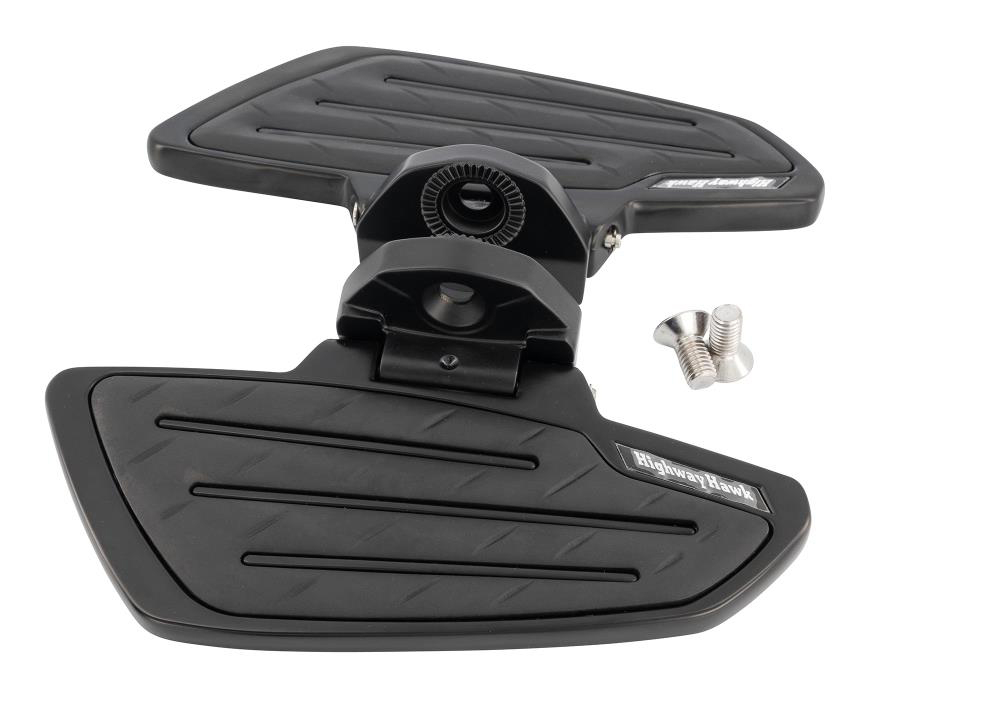 HH Sozius-Trittbretter / New Tech Glide / schwarz matt / Honda VT 750 ACE C2 / RC44 / 1 Paar / ABE
