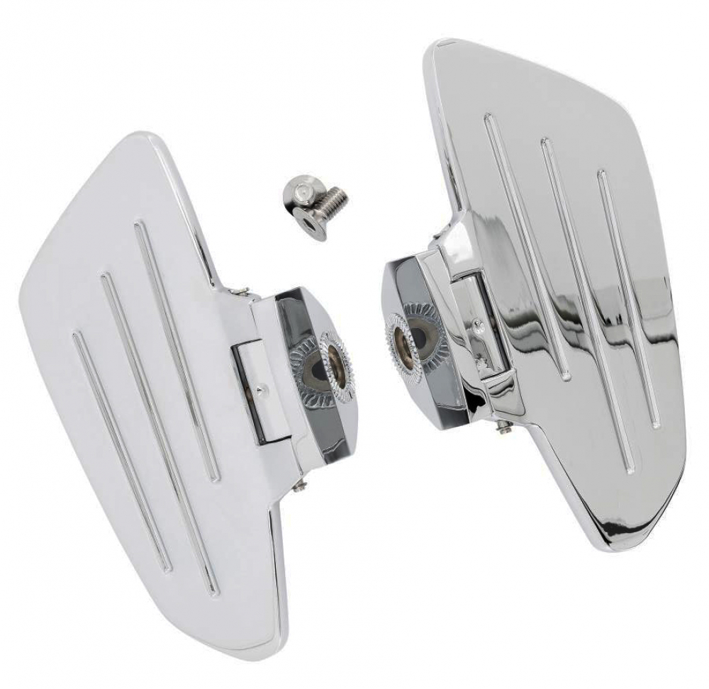 HH Sozius Trittbretter - Smooth - Chrom / VT 750 RC50 - RC53 / M 800 - C 800 - M 1500 / XVS 125 - XV 535 - XV 1600 / ABE