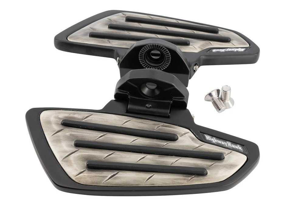 HH Sozius-Trittbretter / New Tech Glide - Metall / schwarz / Suzuki VZR 1800 M Intruder / 1 Paar / ABE