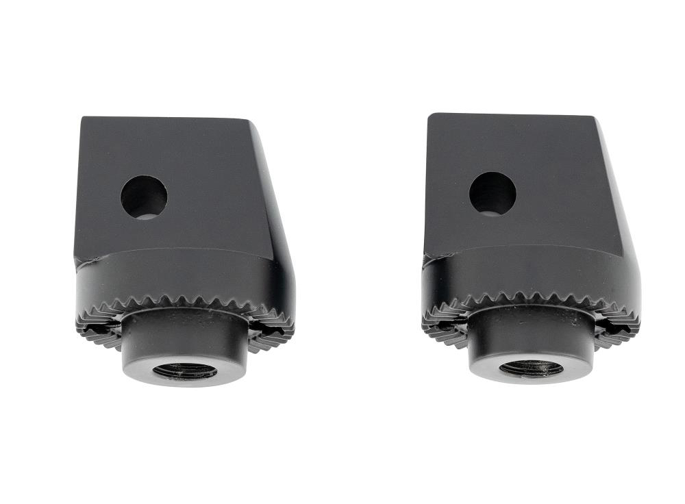HH Sozius-Trittbretter / Smooth - schwarz matt / Honda VT 750 ACE C2 / RC44 / 1 Paar ABE