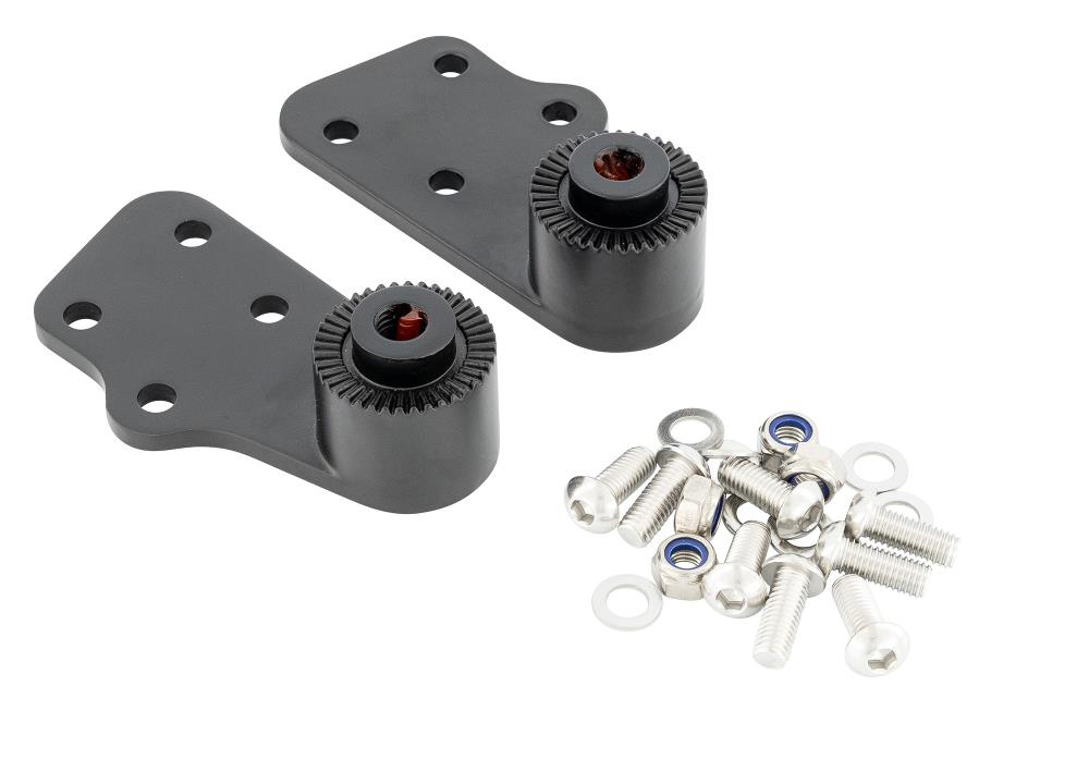 HH Sozius-Trittbretter / New Tech Glide - Metall / schwarz / Suzuki VZR 1800 M Intruder / 1 Paar / ABE