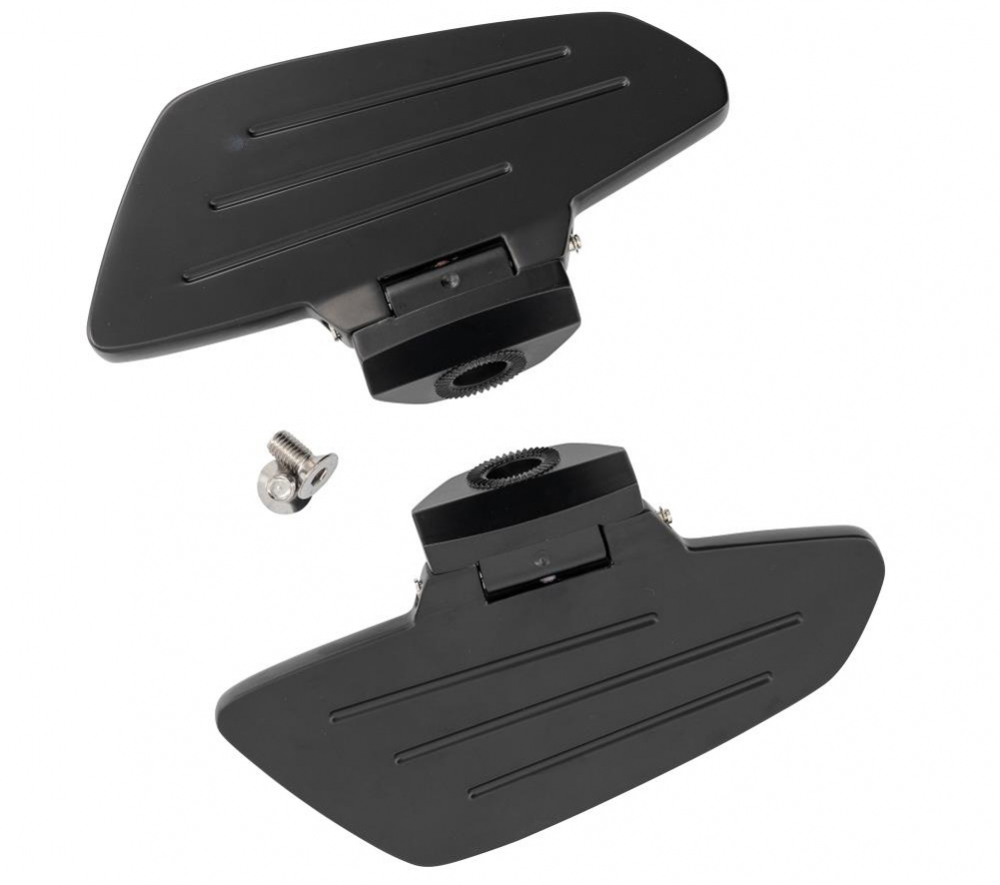 HH Sozius-Trittbretter / New Tech Glide Metall / Kawasaki VN 900 / 1500 / 1600 + Suzuki VZ 1600 / 1 Paar