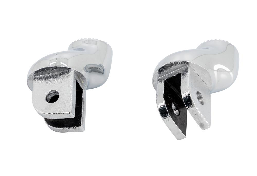 HH Fahrer - Trittbretter Adapter / Halter - für Suzuki VL 800 / M 800 Intruder