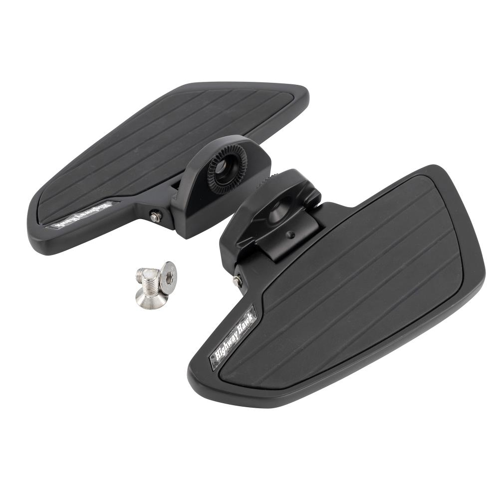 HH Fahrer - Trittbretter / Smooth / schwarz matt / Kawasaki VN 900 Custom / keine Classic / 1 Paar / ABE