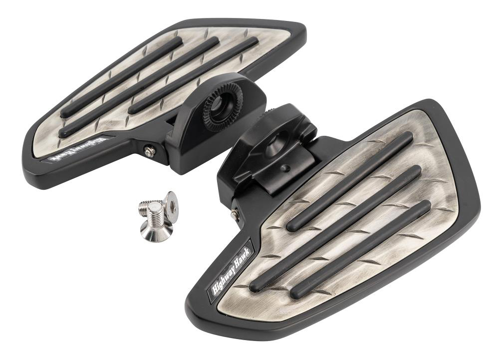 HH - Trittbretter / New Tech Glide - Metall schwarz / ohne Adapter - Halter / 1 Paar