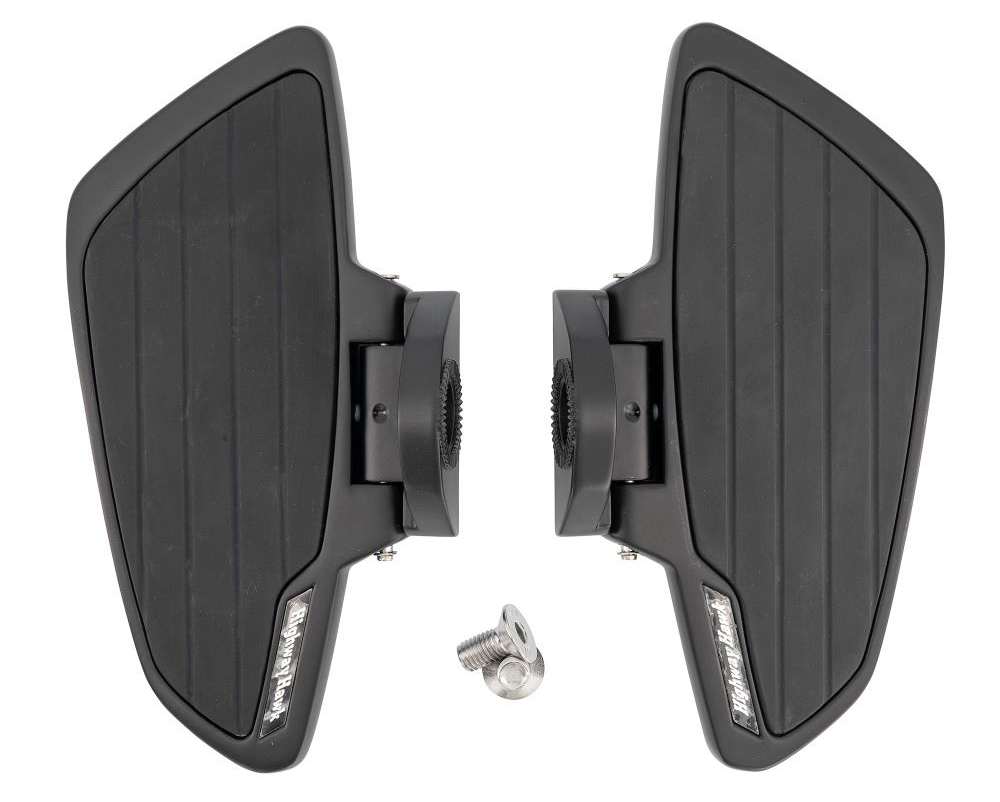 HH Sozius-Trittbretter / Smooth - black / Suzuki VL 800 Volusia / C 1800 Intruder / 1 Paar / ABE