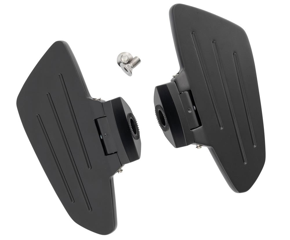 HH Sozius-Trittbretter / Smooth - black / Suzuki VL 800 Volusia / C 1800 Intruder / 1 Paar / ABE