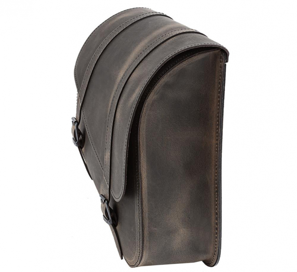 LEDRIE SCHWINGENTASCHE / ECHTLEDER / 11,5 ltr / braun / schräg / links / HD Sportster