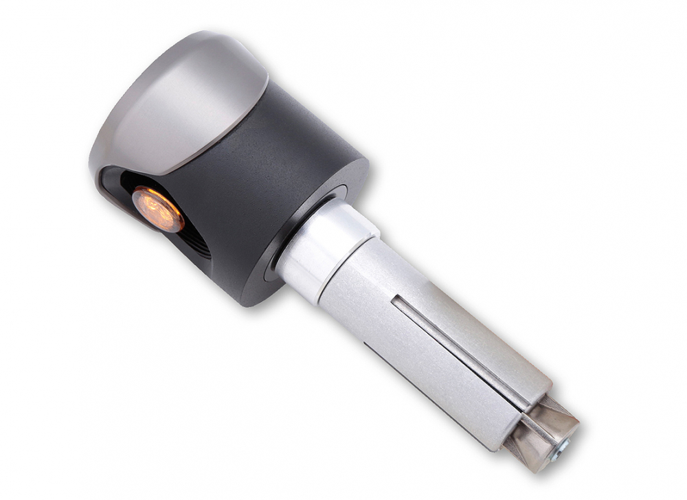 HS - AKRON - FLASH - 2in1 - LED Lenkerendenblinker / Positionslicht / titan / 1 Paar