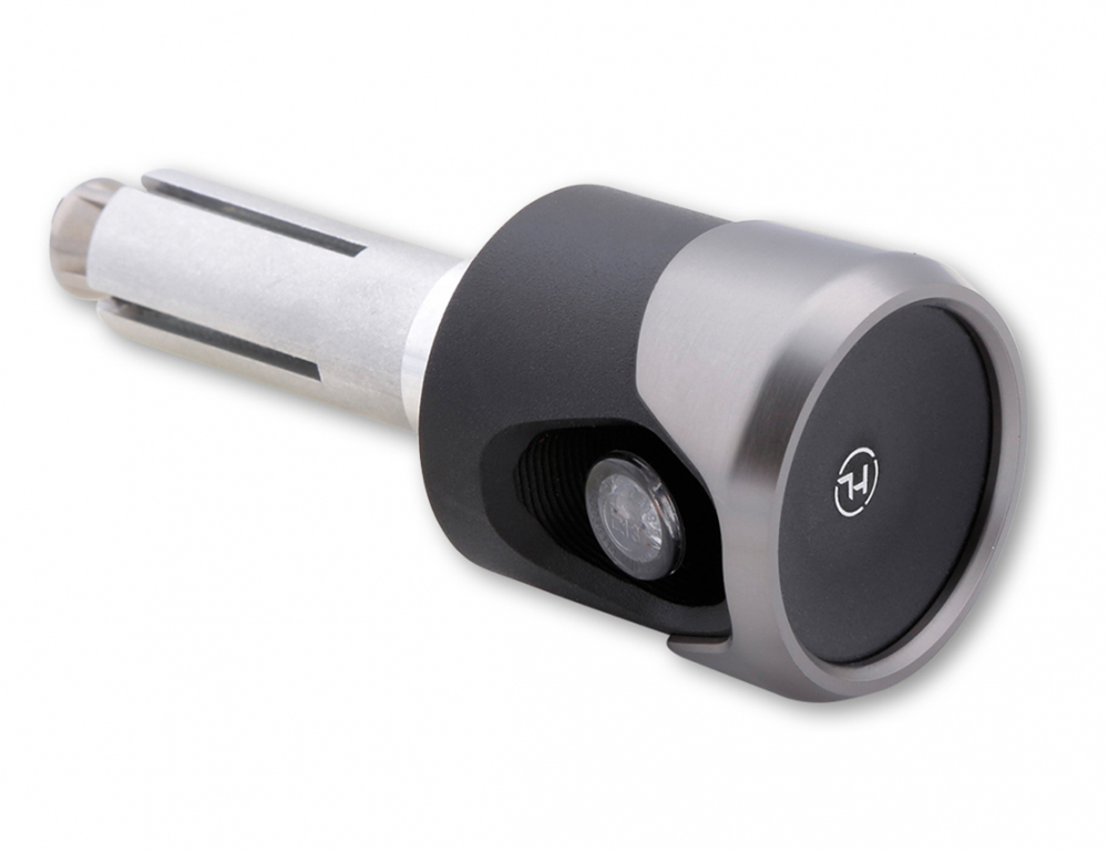 HS - AKRON - FLASH - 2in1 - LED Lenkerendenblinker / Positionslicht / titan / 1 Paar