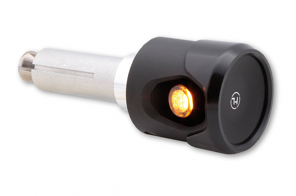 HS - AKRON - FLASH - 2in1 - LED Lenkerendenblinker / Positionslicht / titan / 1 Paar