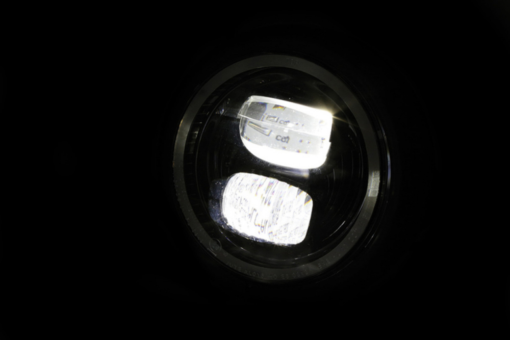  HS - 5 3/4 Zoll - LED-Scheinwerfer / chrom