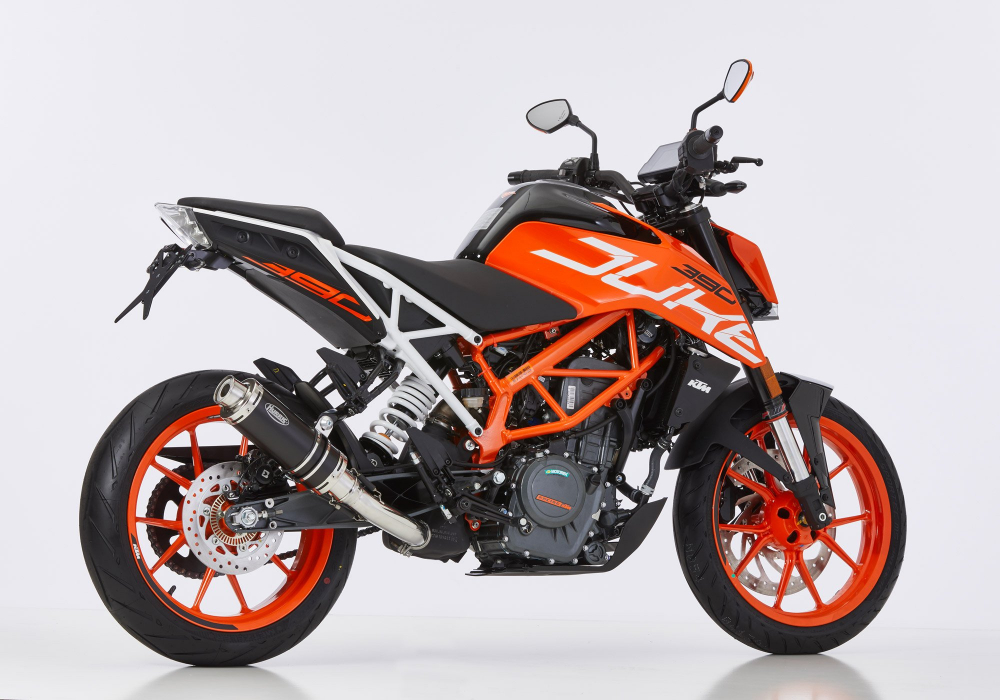 Protech - Kennzeichenhalter - X-Shape - inkl. Reflektor + LED-Leuchte / black / KTM Duke 125 / 390 / ab 2017