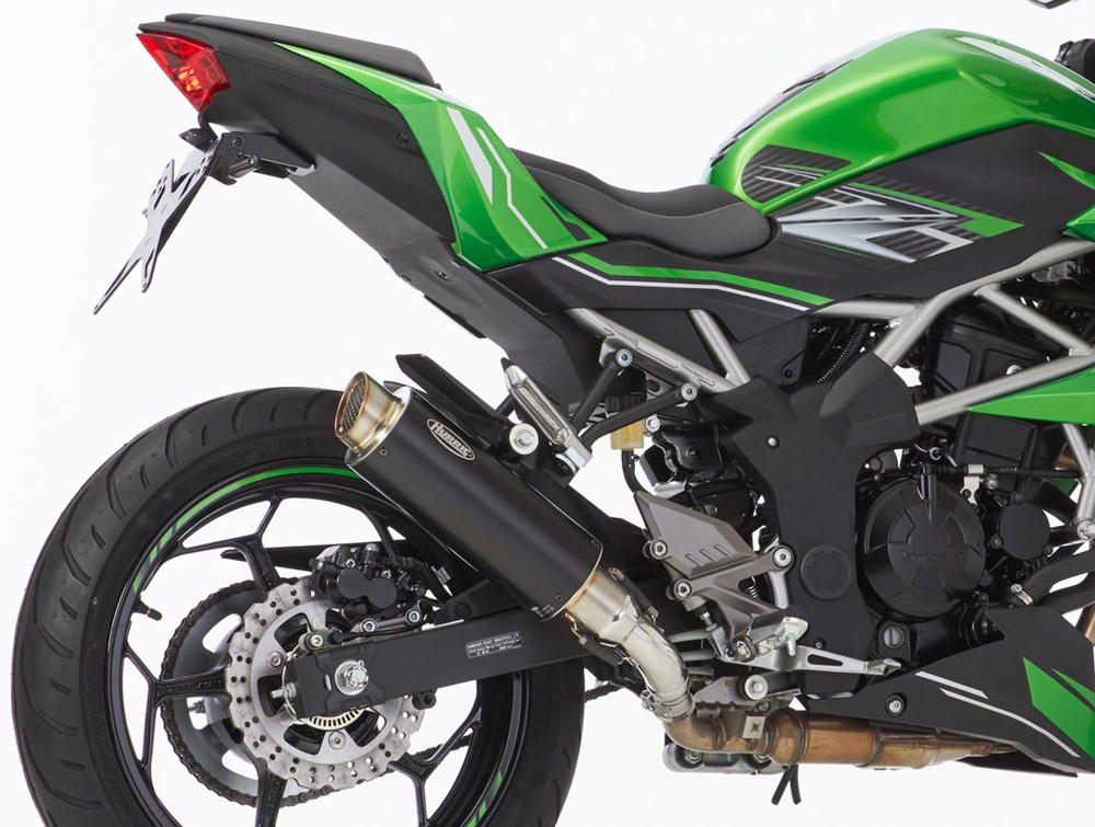 HURRIC TEC One / Endtopf Alu schwarz / KTM Duke 125 / ab 2017  / ABE
