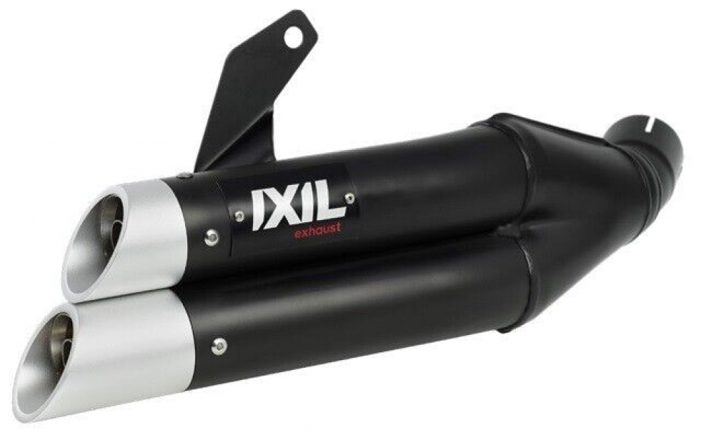 IXIL Hyperlow 2 / Endschalldämpfer schwarz-matt / KTM Duke 690 / 2012 - 2016  / ABE
