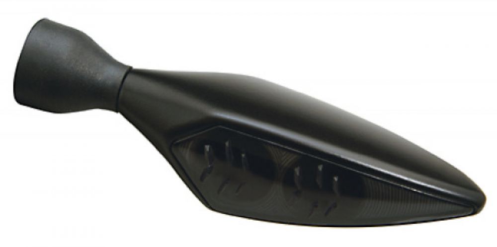 Kellermann Blinker Micro Rhombus Dark / schwarz / getön. Glas / hinten rechts - vorne links  / Stück / ECE