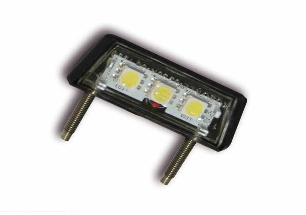 LED Mini Kennzeichenleuchte KOSO Micro - Blade - schwarz / universal / E-Zeichen